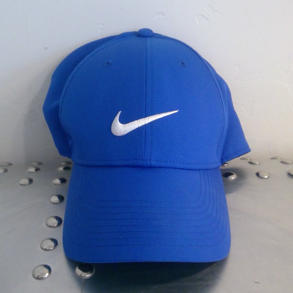 Nike Legacy 91 Blue Dri-Fit Adjustable Strap Hat For Golf or Tennis - Worn Twice